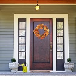 Artificial Fall Wreath Autumn Wreath Thanksgiving
