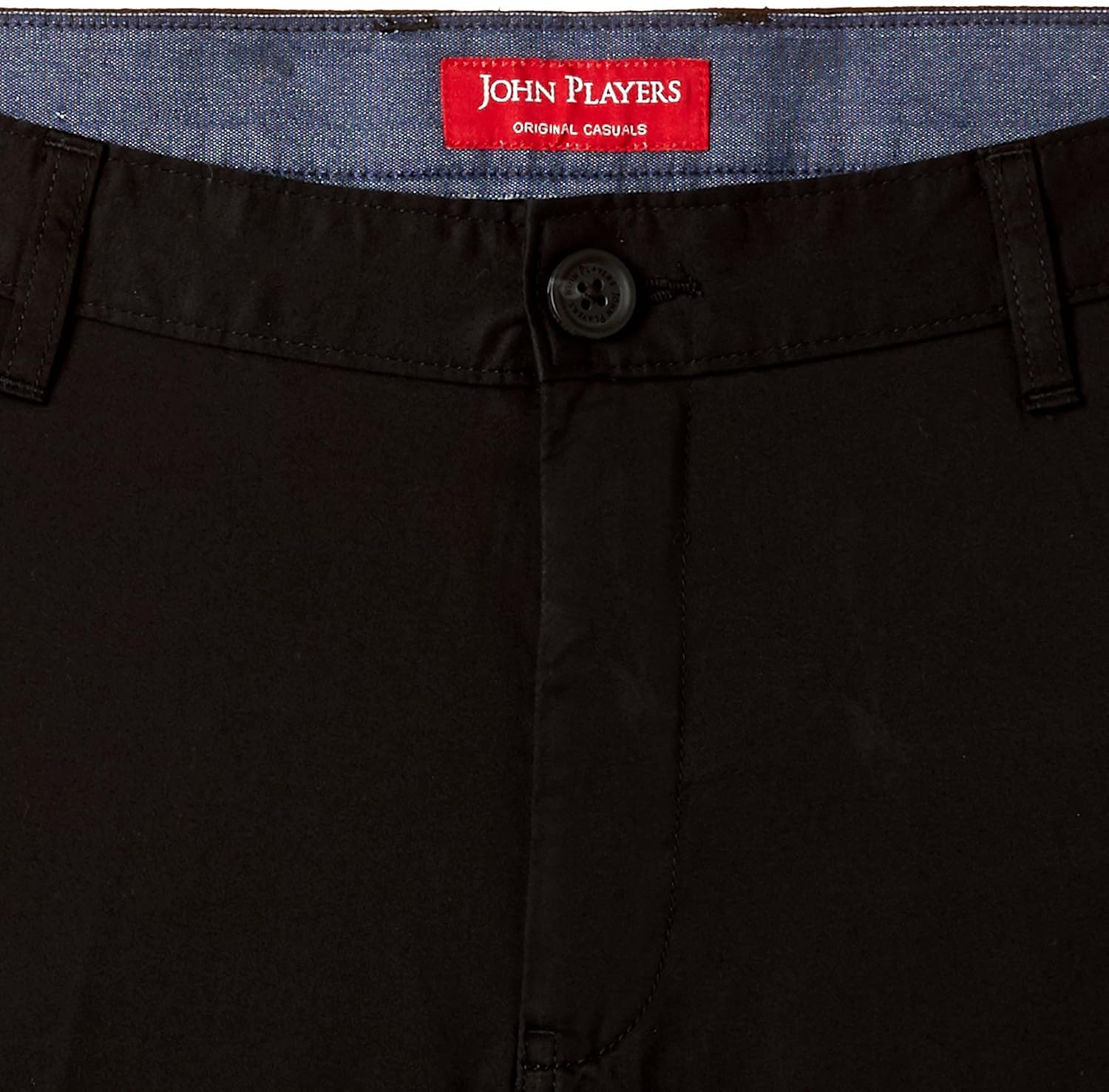 john players men's slim fit cotton casual trousers