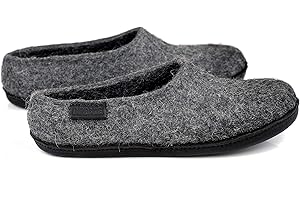 BureBure Mens Wool and Alpaca Slippers Father's day gift
