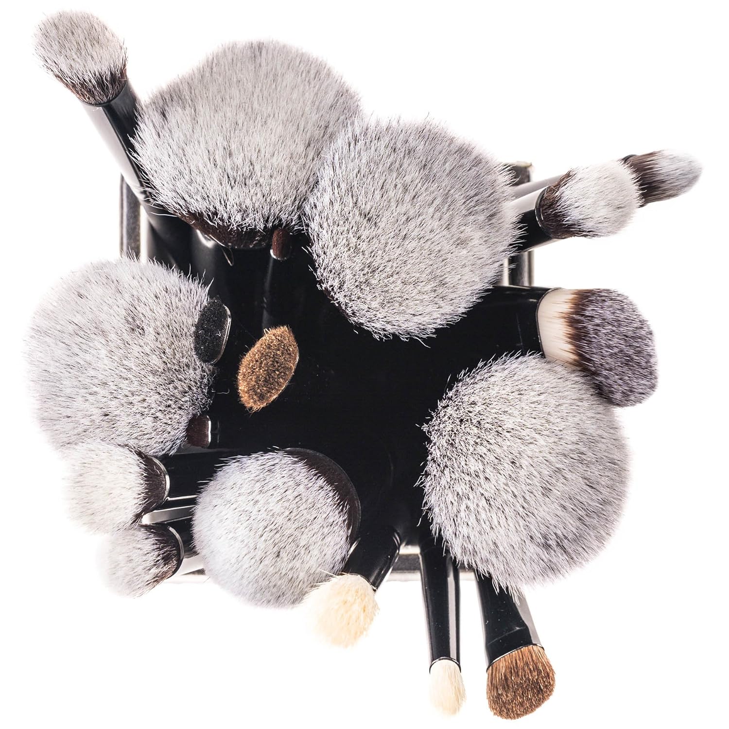 SHANY Artisan’s Easel – Elite Cosmetics Brush Collection, Complete Kabuki Makeup Brush Set with Standing Convertible Brush Holder, 18 pcs: SHANY: Beauty