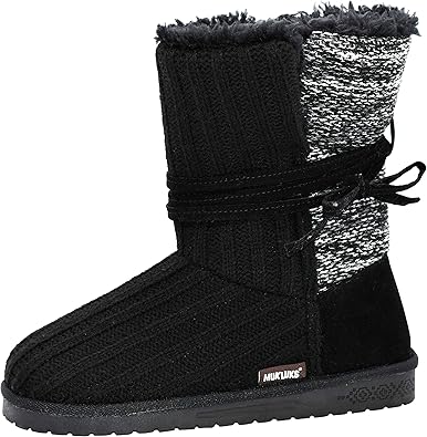 muk luks faux fur boots