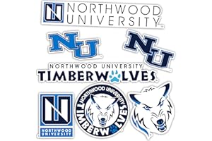 Desert Cactus Northwood University Sticker NU Timberwolves Sticker Vinyl Decals Laptop Water Bottle Car Scrapbook (Type 2)