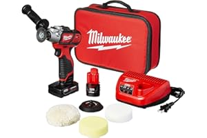 Milwaukee Electric - M12 Cordless Variable Speed Polisher Sander 5-PC Accessory KIT
