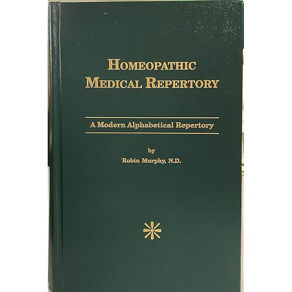 Homoeopathic Medical Repertory: Murphy, Dr Robin: 0008131908585