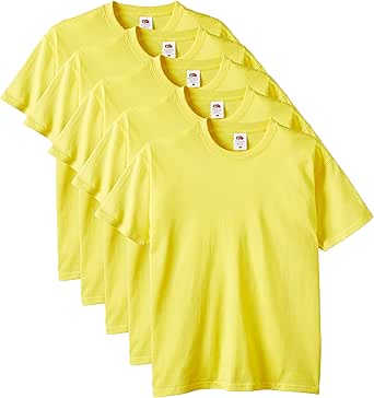 Fruit of the Loom Camiseta (Pack de 5) para Hombre: Amazon.es: Ropa y accesorios