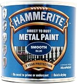 Hammerite Direct to Rust Metal Paint Smooth Blue 250ML view 2