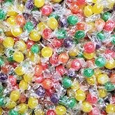 Candy Retailer Wrapped Sour Fruit Balls Hard Candy 1 Lb