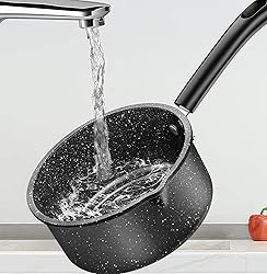 Nonstick Saucepan, 1.5 Quarts Sauce Pan with Swiss