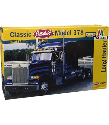 Italeri 1/24 Scale 20 Foot Container Trailer Model Kit - Skill Level 3 Advanced Building