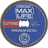 Dremel Max Life EZ506HP 1-12“ (38.1mm) High Performance Premium Metal Cutting Wheel, Blue