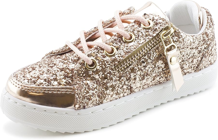 rose gold sneakers girls