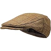 Borges & Scott Woodsman Flat Cap - Fully Waterproof – Yorkshire Tweed – 100% Wool Outer