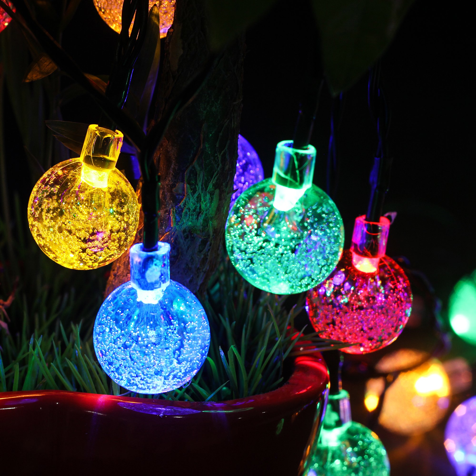 Globe Battery Operated String Lights with Timer RECESKY 30 LED 17.5ft