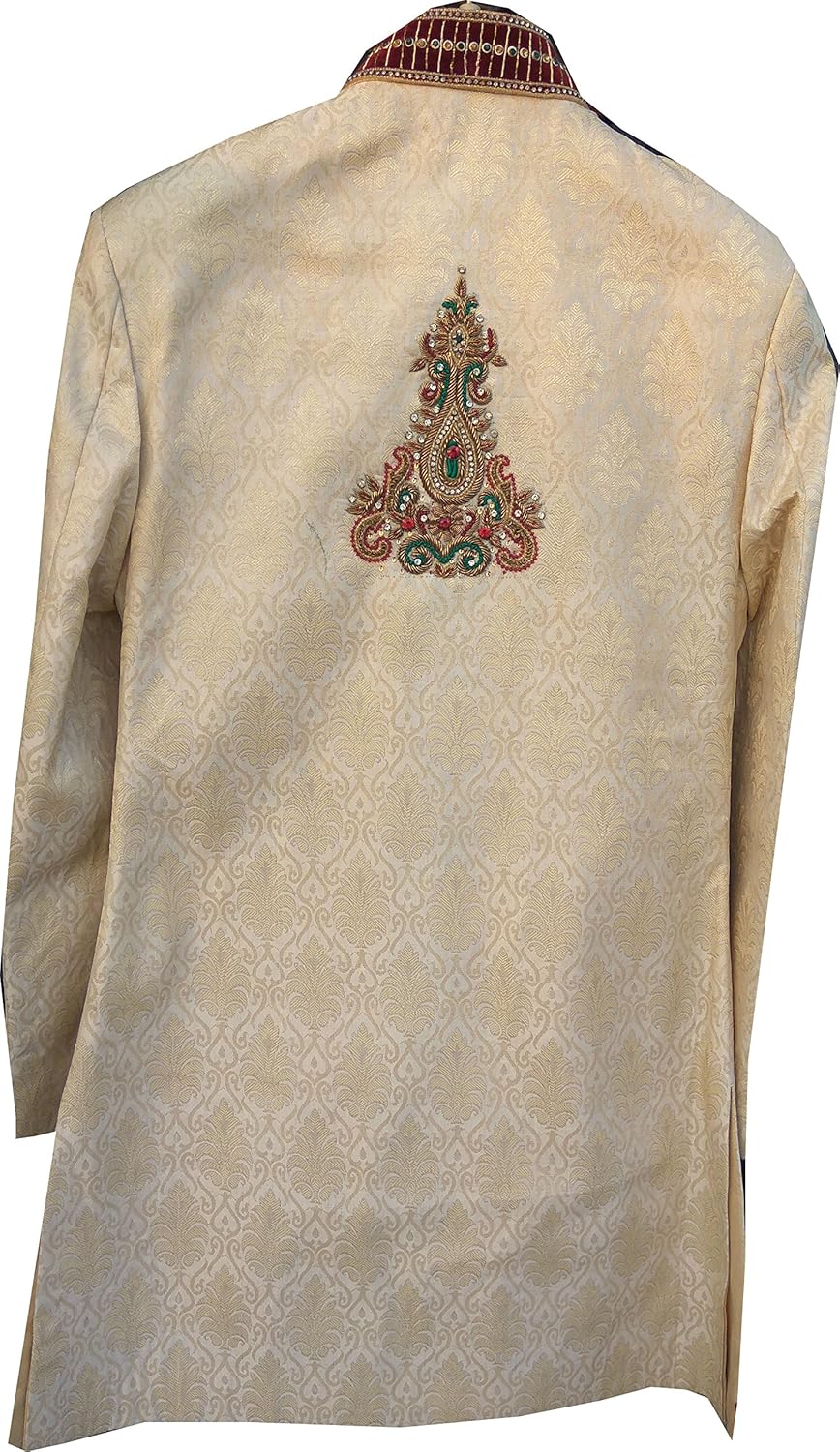 men's embroided sherwani
