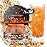 MONÉGASQUE Orange Edible Glitter for Drinks 10g