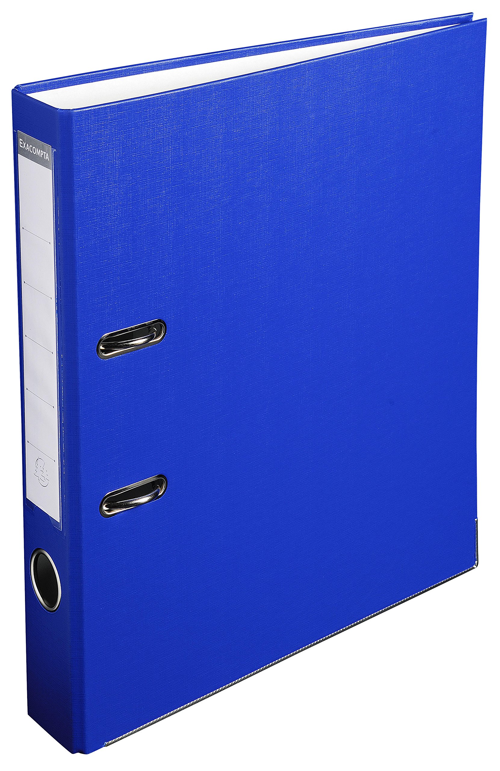 Exacompta - Ref 915407B - PP Lever Arch File - 320 x 290mm in Size, Suitable for Storing A4 Documents, 50mm Spine, Reinforced Finger Pull & Bottom Edge - Blue