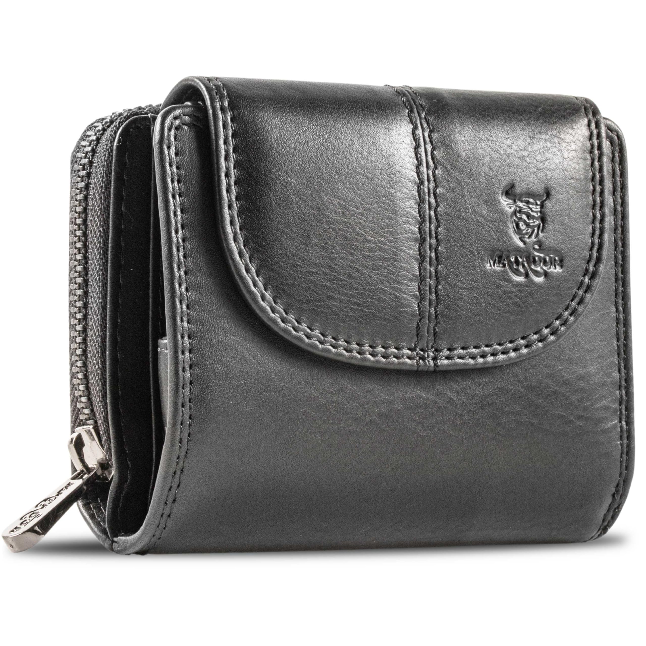 MATADOR Saragossa RFID Blocker Leather Purse Women's Large Purse with Gift Box Women's Leather Medium Many Compartments Bags for Women Purse Women's Leather Purse Women's