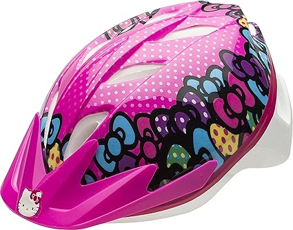 hello kitty bicycle helmet