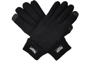 BRUCERIVER Ladie's Wool Knit Gloves with Thinsulate Lining