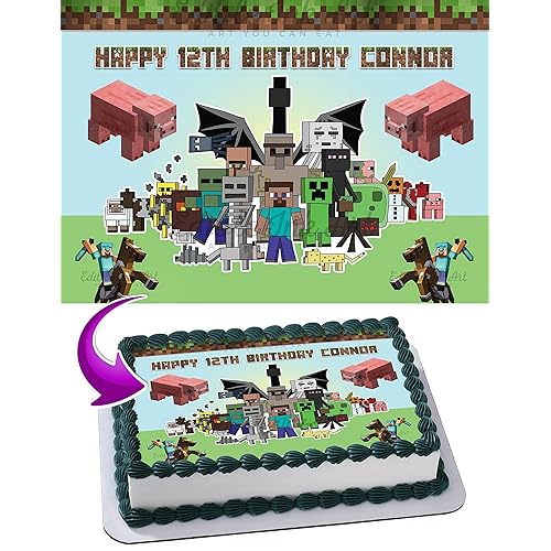 Minecraft Cake: Amazon.com