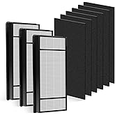 NISHCON 3 HEPA + 6 Carbon Filter Compatible with Honeywell H Filter, True HEPA Replacement Filter H Compatible with Honeywell HRF-H1, HRF-H2, Fits Model HPA050, HPA150, HPA060, HPA160, HHT055, HHT155