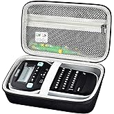 Case Compatible with DYMO Label Maker Bundle 160/280 - Hard Protective Travel Storage Bag with Mesh Pocket, Elastic Holder & Smooth Zipper, Organizer for Tape Refills, Batteries and Charger (Box Only)