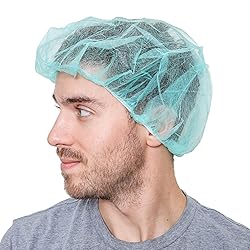 SAFEKO Unisex Polypropylene Bouffant Caps [100