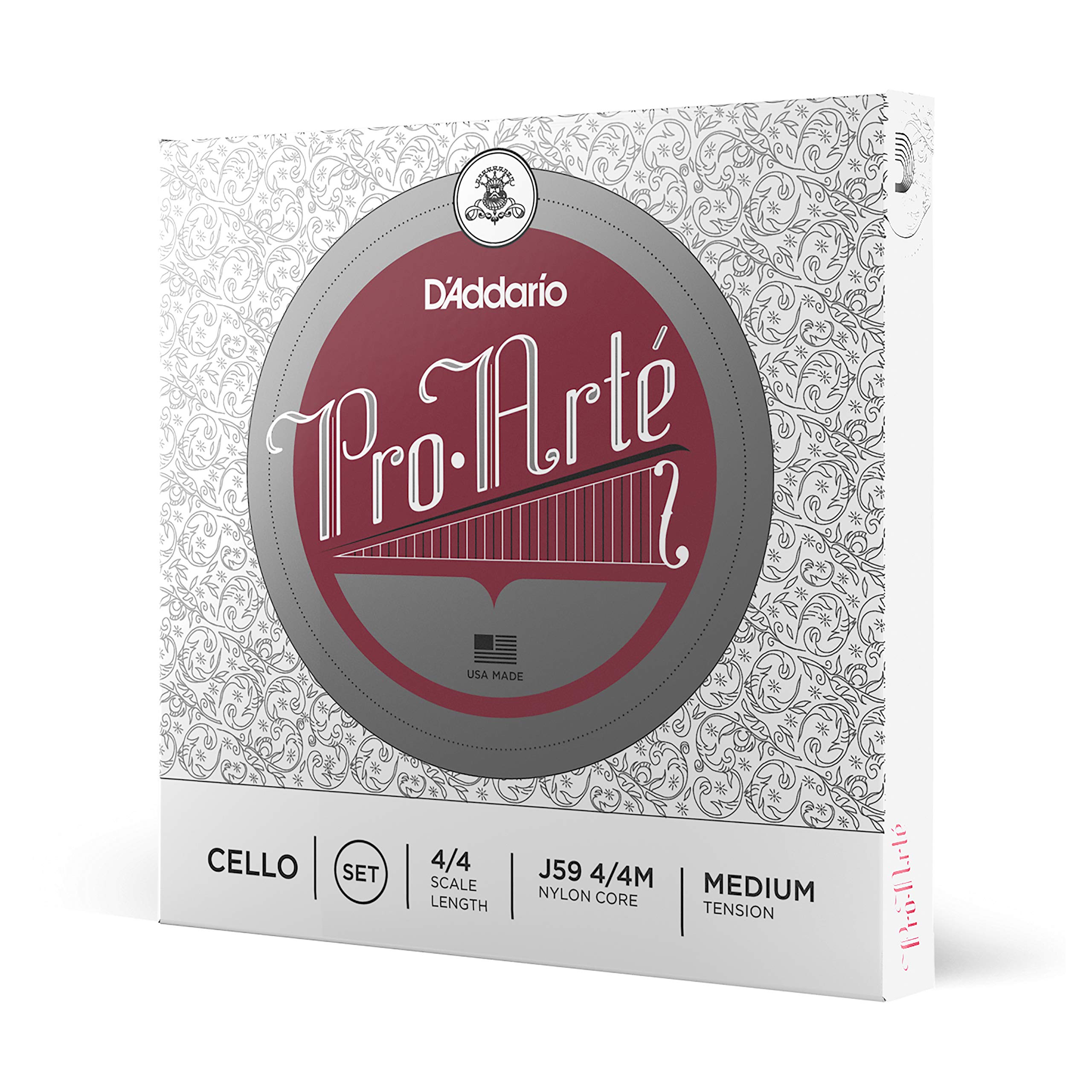 D'Addario Pro-Arte 4/4 Scale Medium Tension Cello String Set