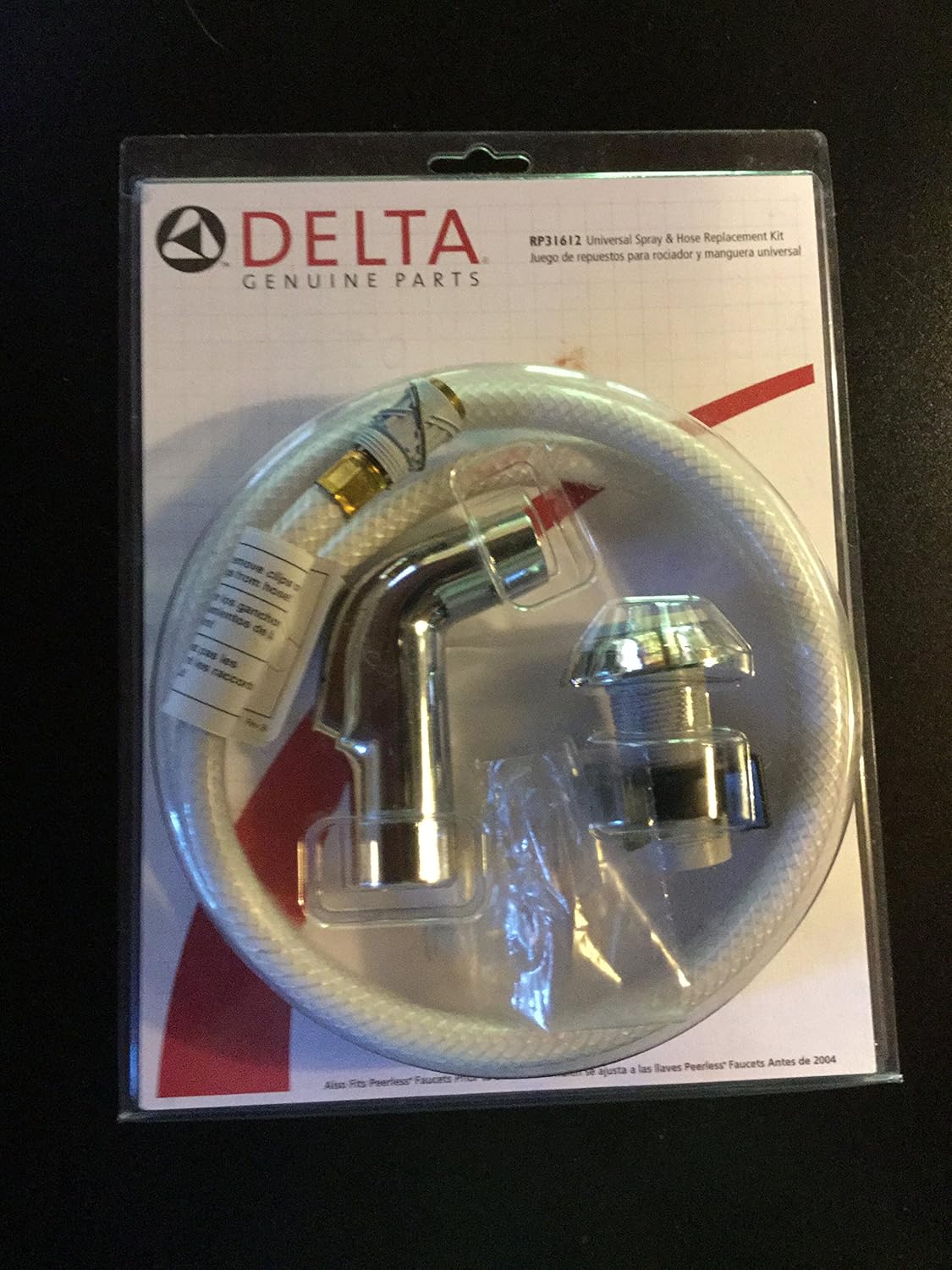 Delta Spray Head Hose Kit Delta Faucets Chrome Kitchen Carded