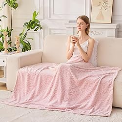 Edenleaf Leopard Print Blanket Fleece Throw Blanket