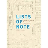 Lists of Note: An Eclectic Collection Deserving of a Wider Audience