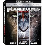 Planet of the Apes 1-3 Trilogy [4K Ultra HD + Blu-Ray + Digital] [4K UHD]
