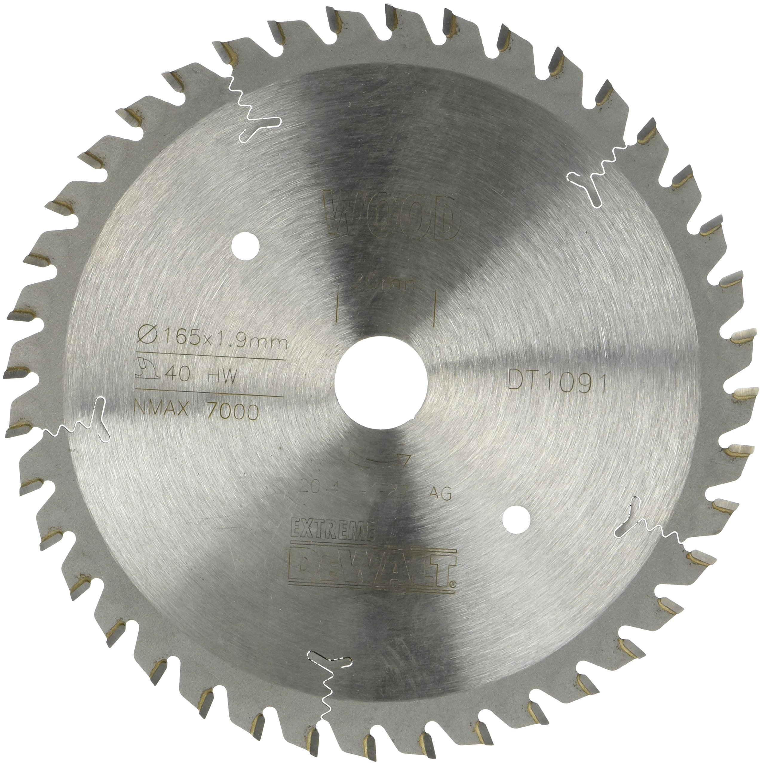 DeWalt DT1091-QZ Dewalt Plunge Saw Blade 165Mm X 2Mm