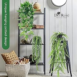 Der Rose 4Pcs Fake Plants Hanging Artificial Ivy