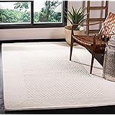 SAFAVIEH Natura Collection Area Rug - 5' x 8', Ivory, Handmade Wool, Ideal for High Traffic Areas in Living Room, Bedroom (NA