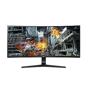LG 34GL750-B 34 inch 21: 9 Ultragear Curved Wfhd (2560 X 1080) IPS 144Hz G-SYNC Compatible Gaming Monitor