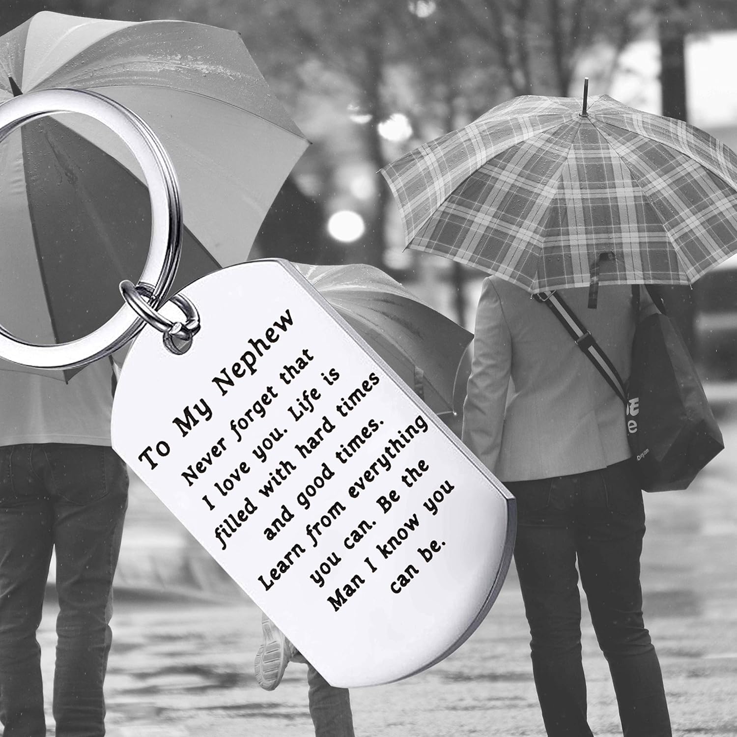 to My Niece Keychain Gift Inspirational