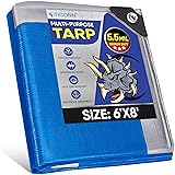 TICONN Heavy Duty Tarp Cover, Extra Thick Tarps