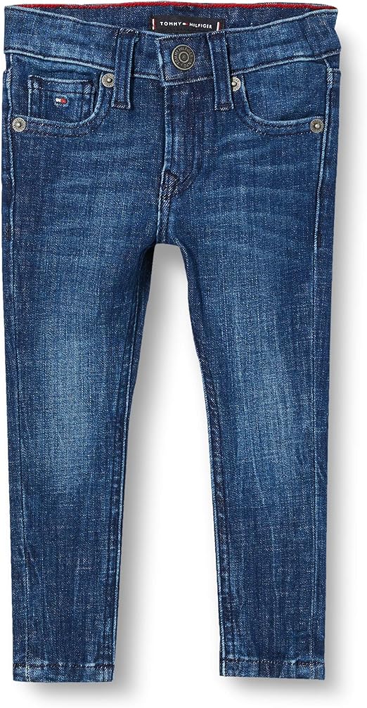 Tommy Hilfiger Boy's Simon Super Skinny DYNBBST Jeans, Blue (Dynamic Bliss Blue Stretch 1AE 