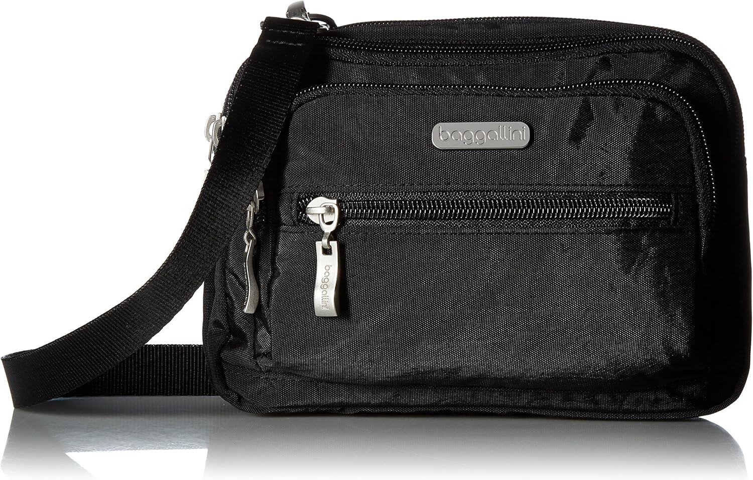 Baggallini Triple Zip Bagg, Black, One Size Amazon.ca Clothing