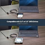 StarTech USB-C to SATA Adapter Cable 10Gbps for 2.5/3.5in SSD HDD External view 2