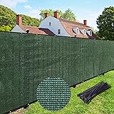 UPGRADE Privacy Fence Screen 4'x26' Dark Green