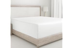 California Design Den Fitted Sheet Twin Cotton, Soft 400 Thread Count 100% Cotton, No Pop-Off Elastic, Deep Pocket Cooling Sheets, Durable Sateen Weave Bottom Sheet for Kids & Adults (Twin, Ivory)