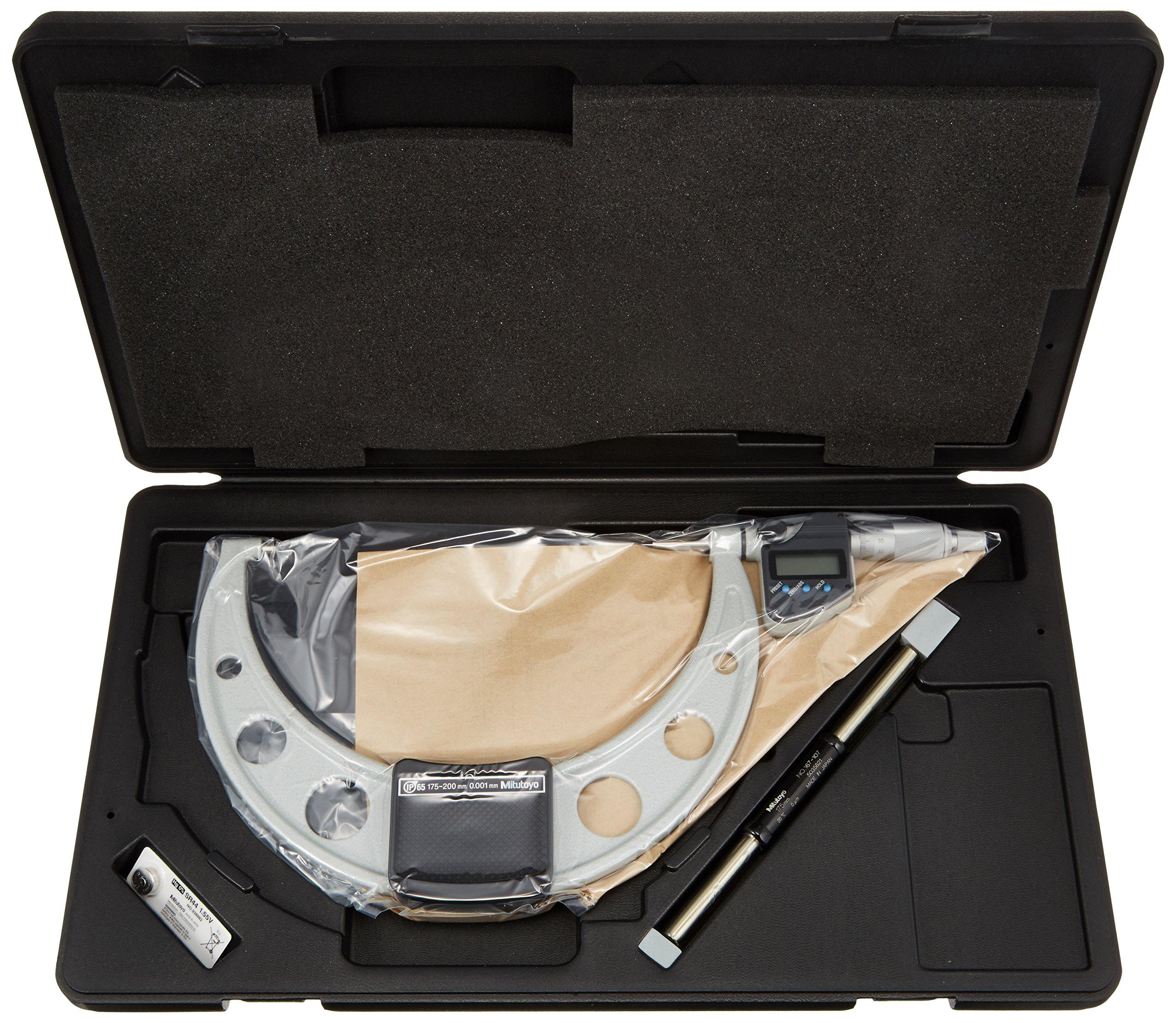 Mitutoyo 293-253-30 Digimatic Coolant Proof Micrometre, 175 mm-200 mm