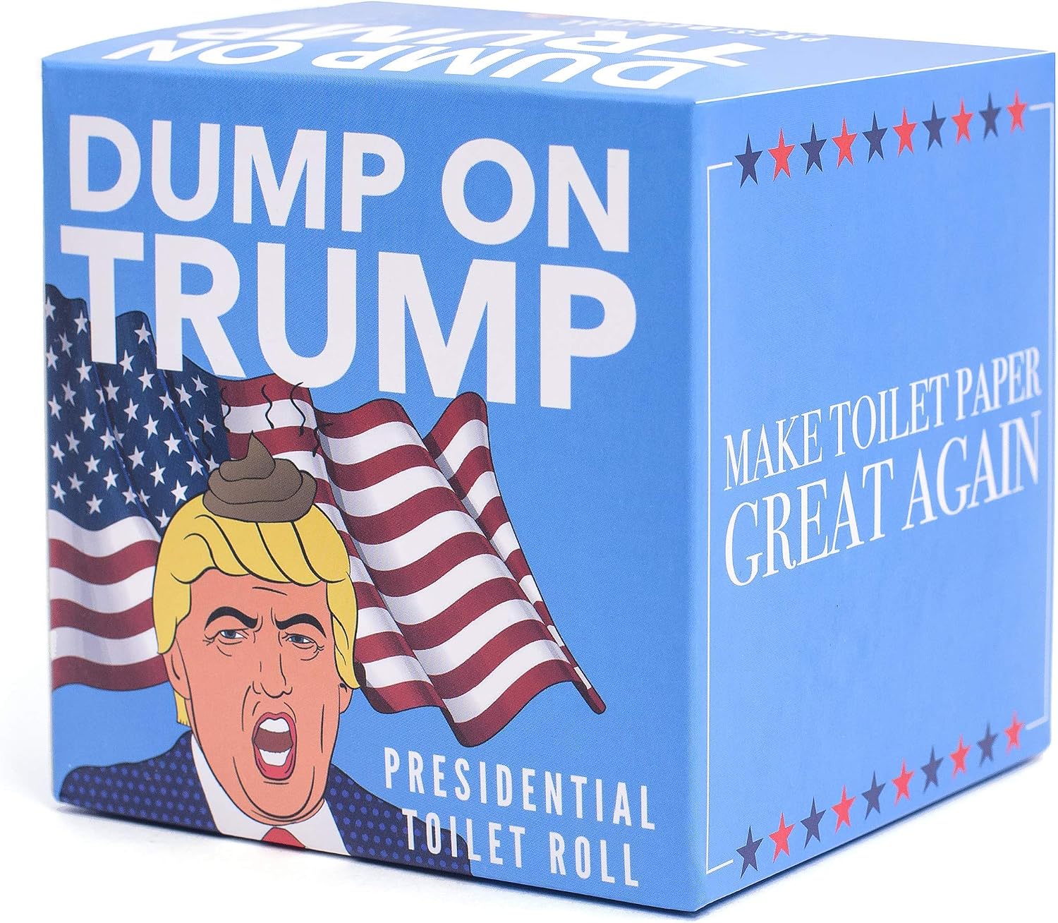 Donald Trump Toilet Paper - Novelty Loo Roll by Dump on Trump, White - Image 5