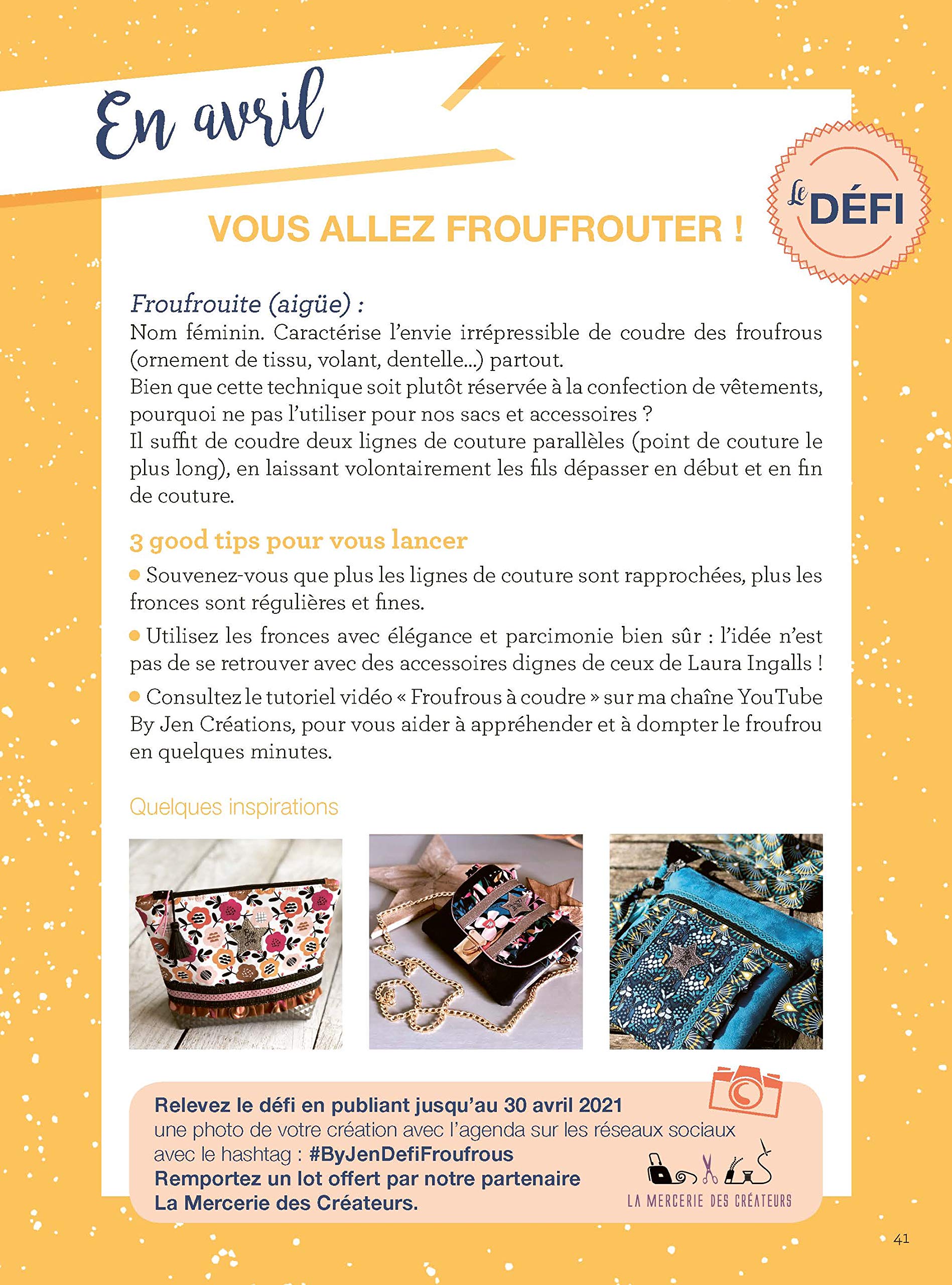 Agenda 21 Couture Feel Good Une Annee De Defispour Les Addicts French Edition Hornain Jennifer Amazon Com Books