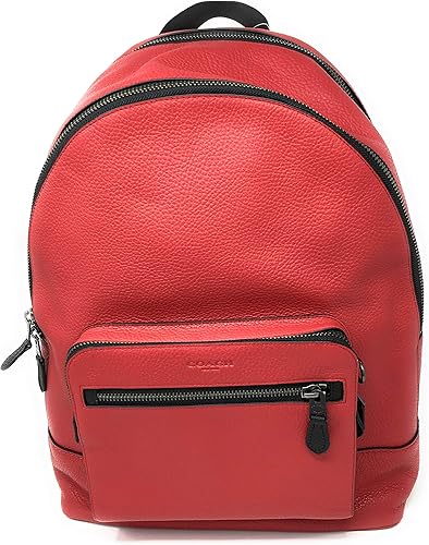 red coach backpack