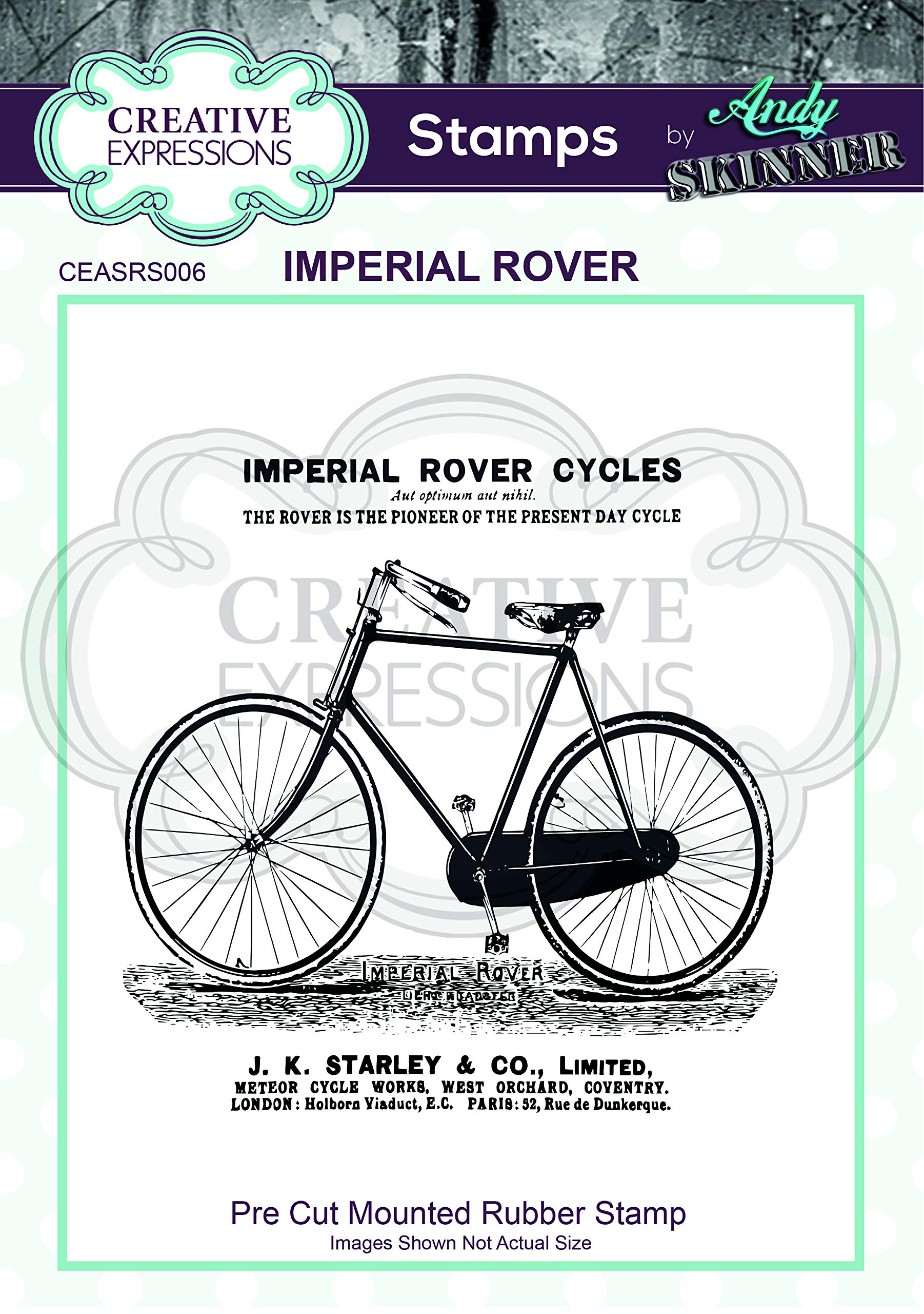 Pre Cut Rubber Stamp by Andy Skinner Imperial Rover