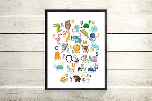 alphabet prints for nursery