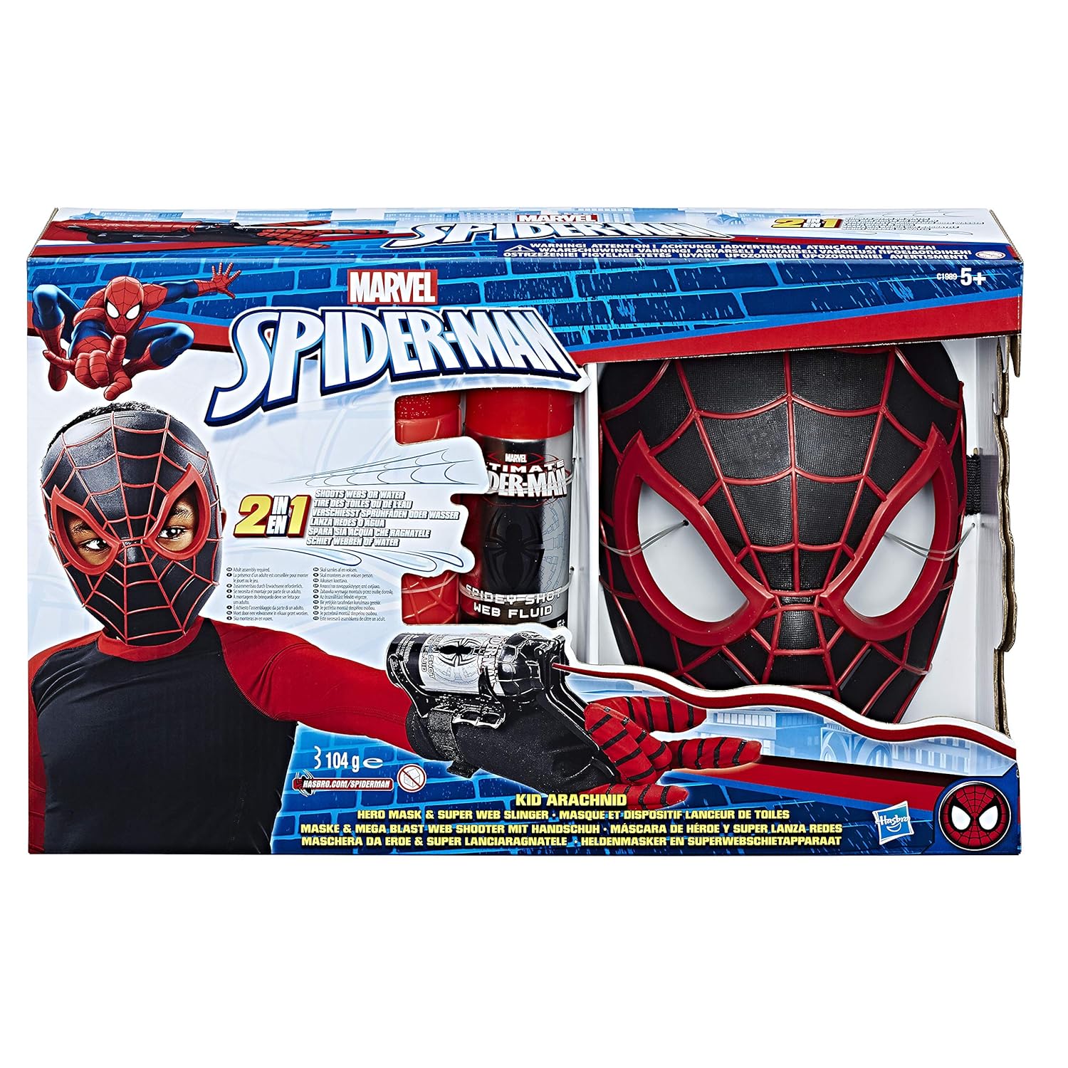lanzador spiderman hasbro
